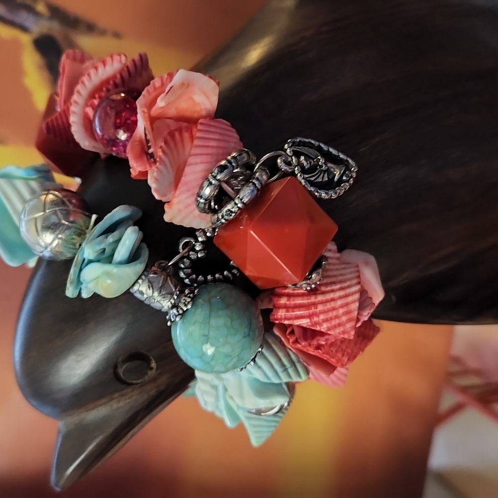 Beaded Shell Bracelets - Picture 2 of 2